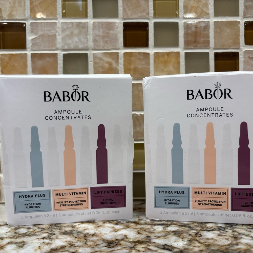 Babor Ampoule Concentrates Lot- Hydra Plus, Multi Vitamin & Lift Express